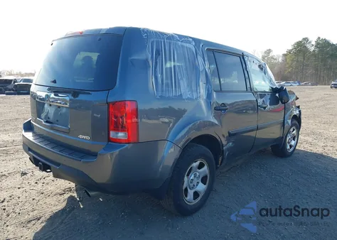 2013 Honda Pilot Lx из США, поврежденный, VIN 5FNYF4H29DB014310